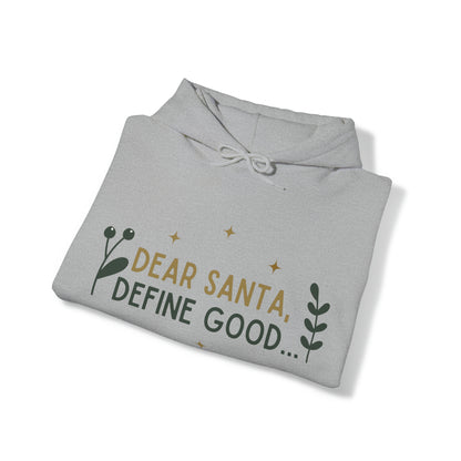 Festive Threads | Christmas Dear Santa Unisex Heavy Blend™ Hooded Sweatshirt