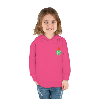 Festive Threads | Christmas Santa's Helper Toddler Pullover Fleece Hoodie