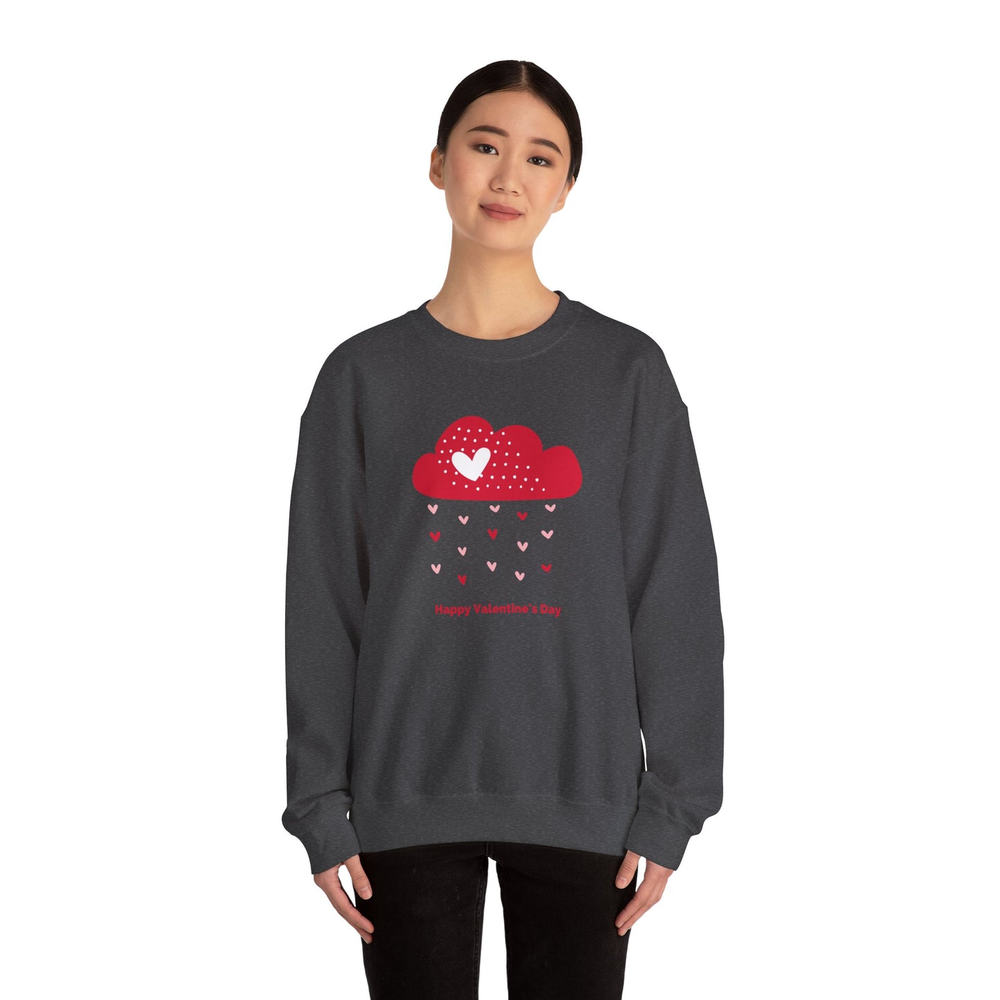 Festive Threads | Valentine's Happy Valentines Day Unisex Heavy Blend™ Crewneck Sweatshirt