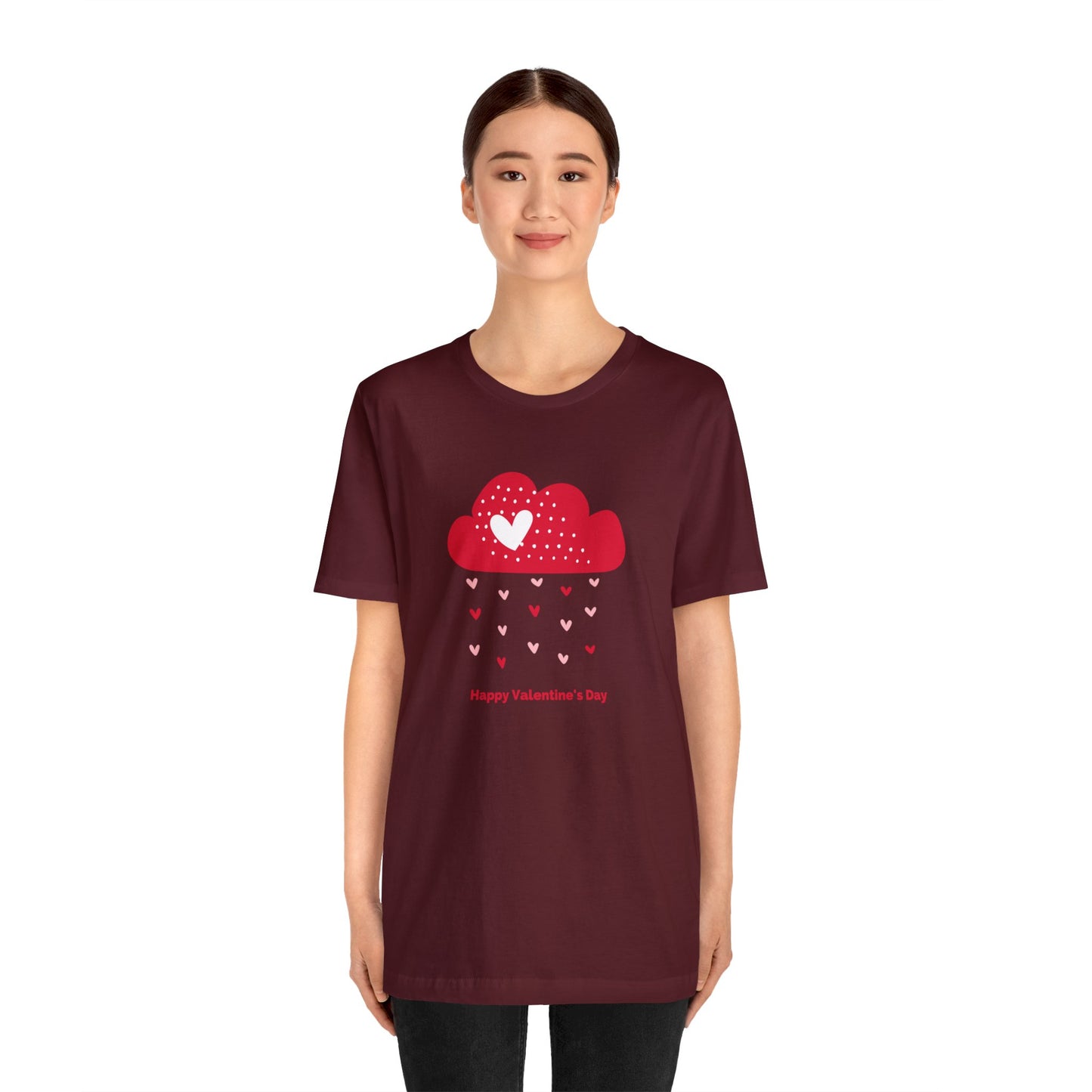 Festive Threads | Valentine's Happy Valentine's Day Unisex Jersey Short Sleeve Tee