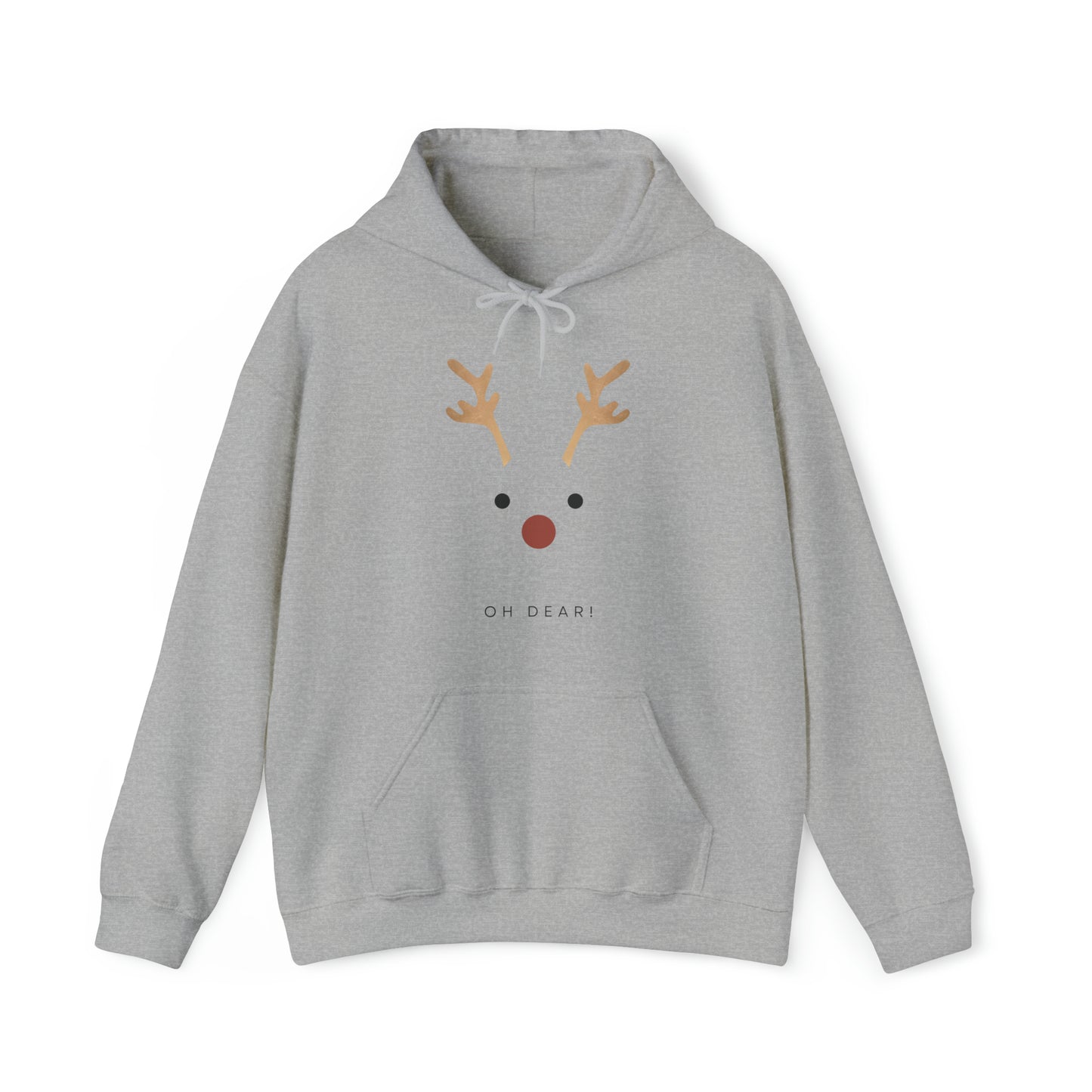 Festive Threads | Christmas Oh Dear Unisex Heavy Blend™ Hooded Sweatshirt